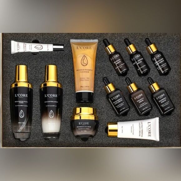 L'CORE PARIS DAILY ROUTINE SKINCARE EXCLUSIVE SET - Picture 1 of 10